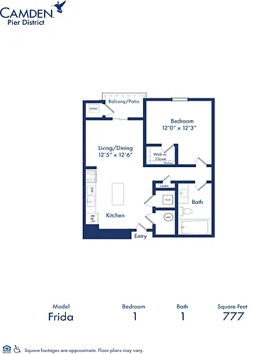 Floor plan Frida