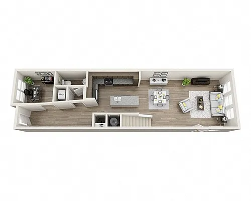 Floor plan Townhouse 2