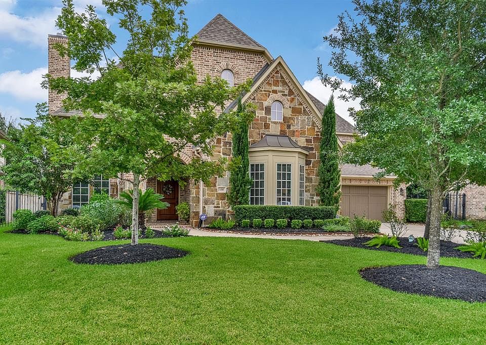 Welcome to come 130 Cove Trails; Your dreams Home. Stunning home with hard to find four car garage.Professionally Landscaped and Outstanding stone and brick elevation