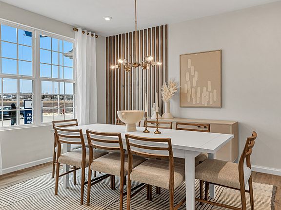 Formal Dining Room with Pass Through to Kitchen