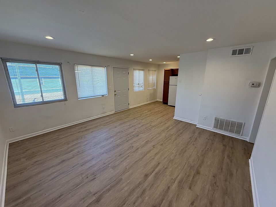 living room overlooking kitchen/dinette