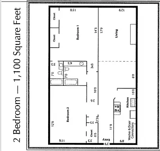 Floor plan 2X2