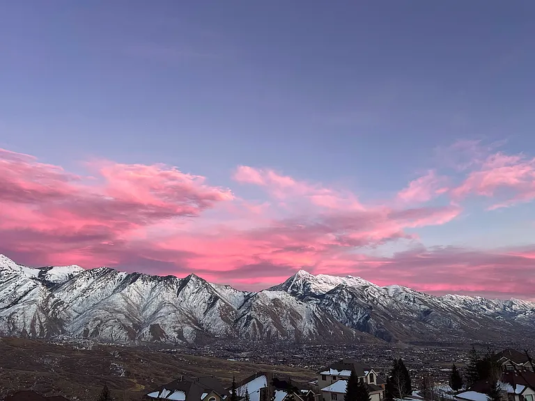 Winter sunrise.