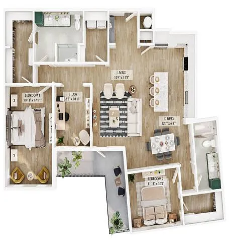 Floor plan B17