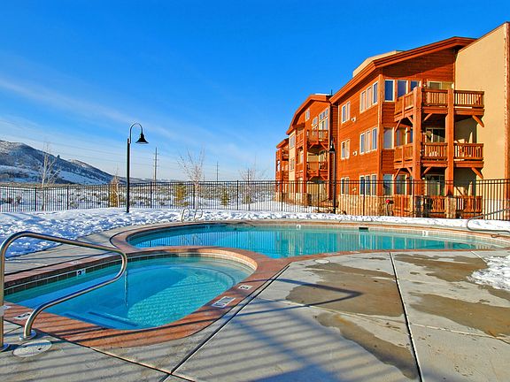 Outdoor Pool / Hot Tub outside the Crestview Clubhouse located between buildings B and C.