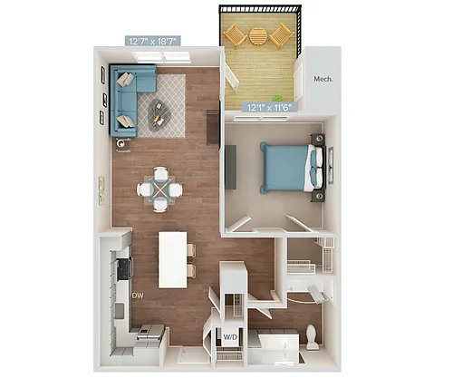 Floor plan Furnished-f-AM19-775-1st
