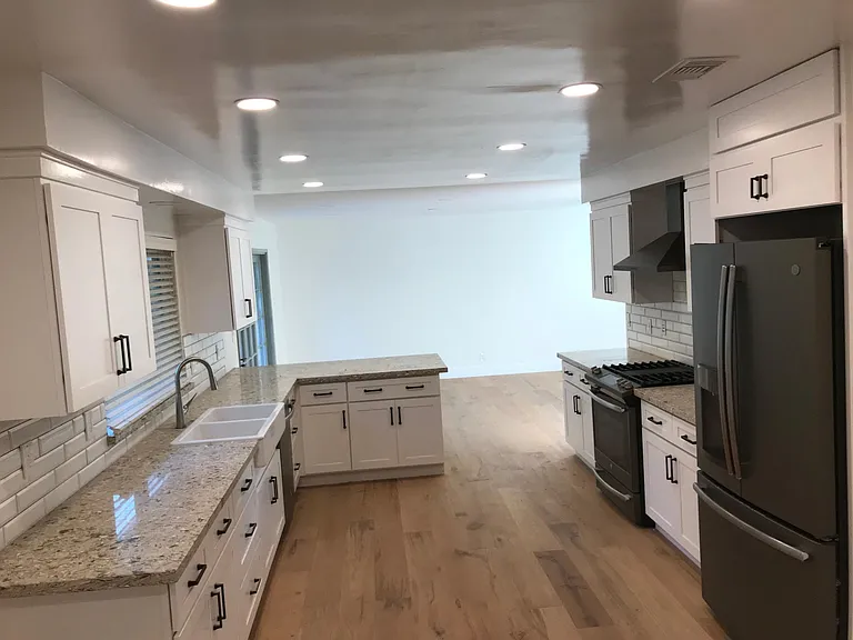 Kitchen & family room