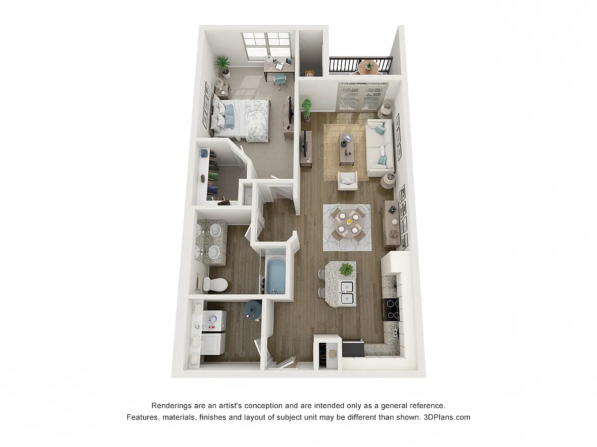 Floor plan 1A - Converse