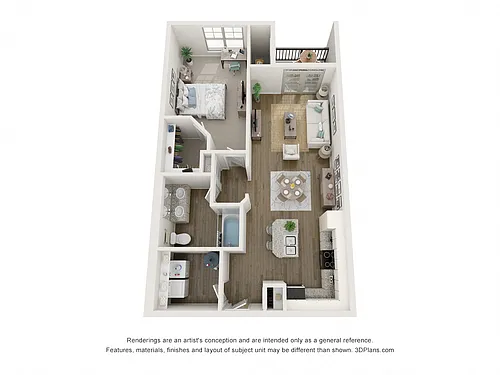 Floor plan 1A - Converse