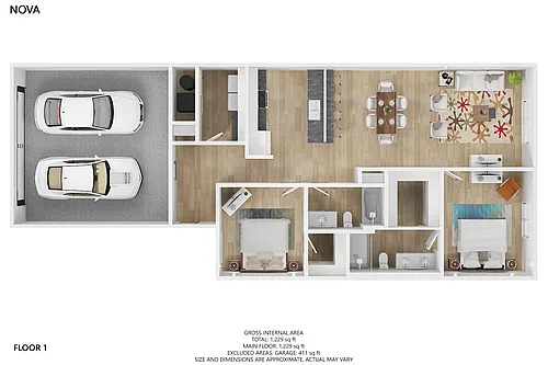 Floor plan B2 - Nova