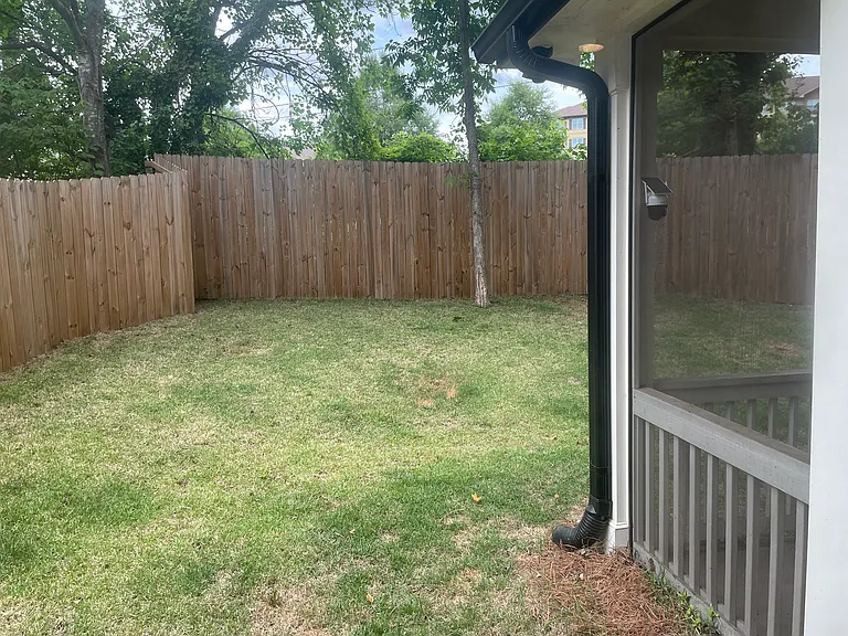 Back yard cont'd.