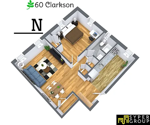 Rented by Evergreen Apartments BK | media 46