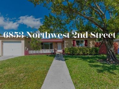 6853 NW 2nd Street, Margate, FL, 33063