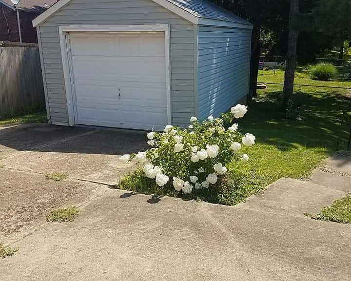 Detached garage plus plenty of parking available off street.