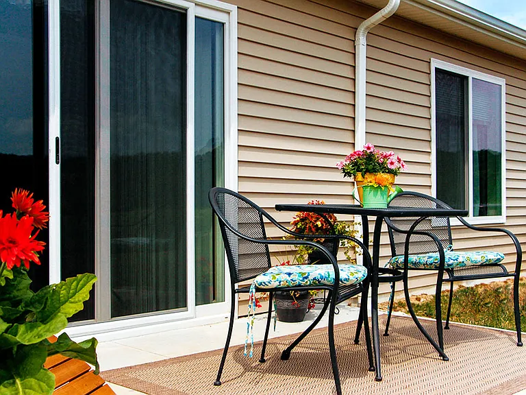 Sliding Doors leading to Personal Patios