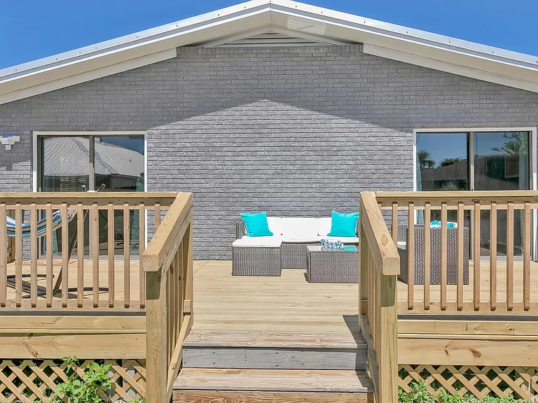 Patio straight view