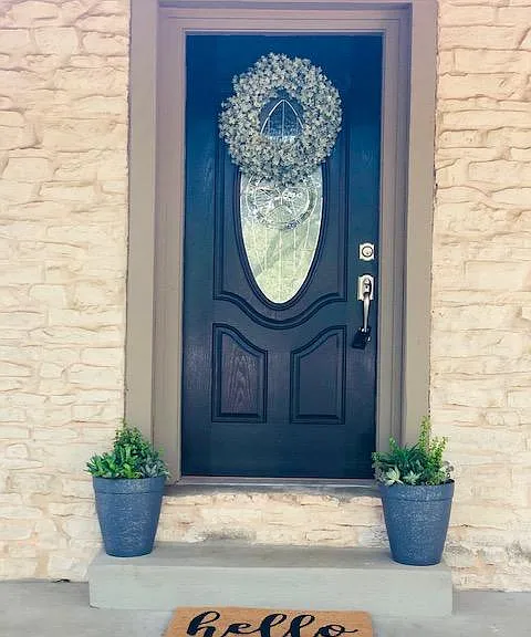 Welcoming front porch