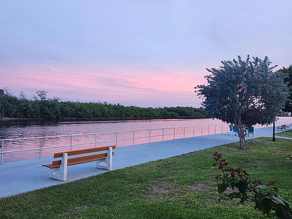 Miles of waterfront walkway for exercise, fishing and relaxing