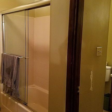 Master shower