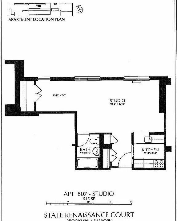 2nd image of 200 Schermerhorn St APT 807
