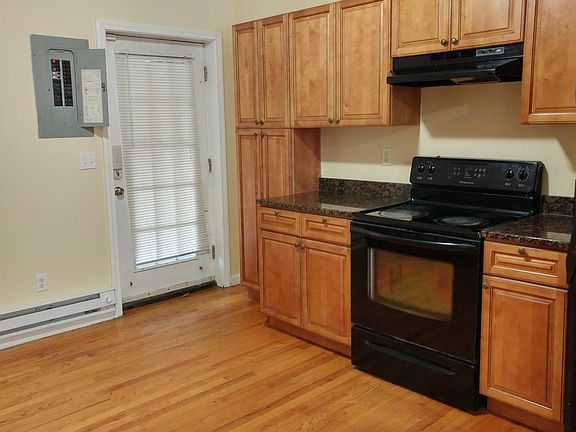 kitchen with back door