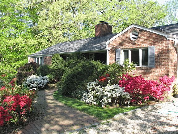 Front walk and garden