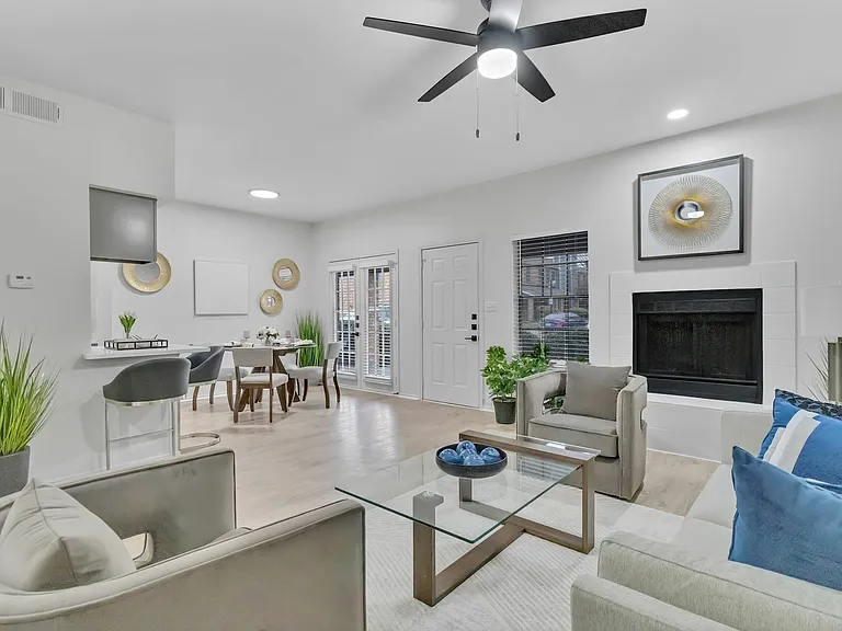 Kitchen and Living Room