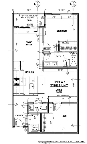 Floor plan 2 Bed 1.5 Bath