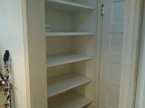 Hallway linen closet