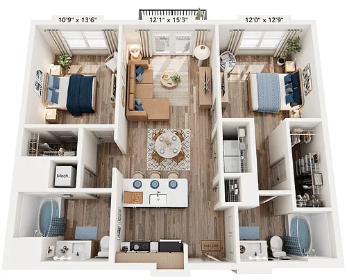 Floor plan Chickahominy
