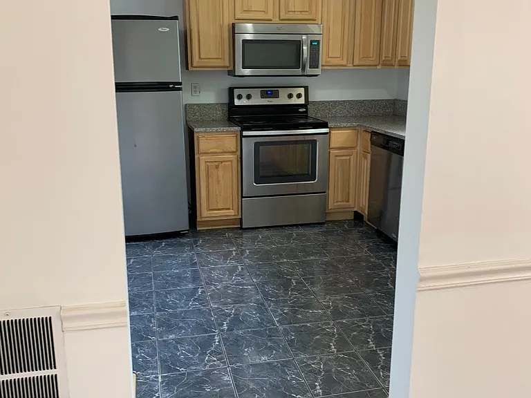Walk into the kitchen