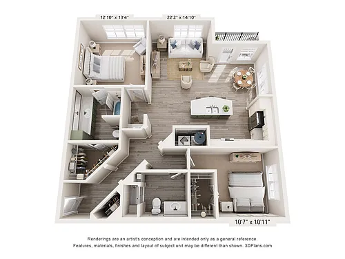 Floor plan B2D