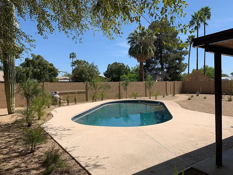 Pool maintenance included in rent!