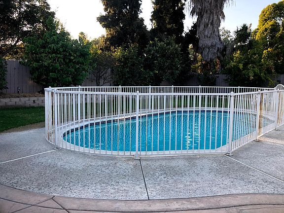 Sparkling private pool.