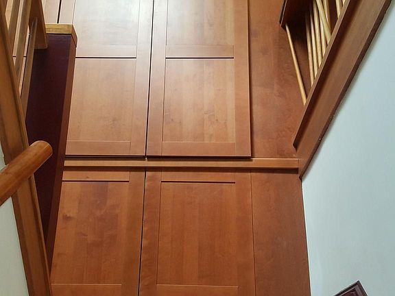 Entry and stair to upper level