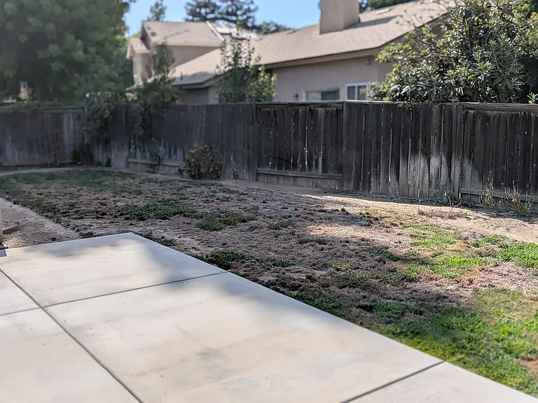 Please note that the lawn will be reseeded and brought back to life as soon as weather will allow.
