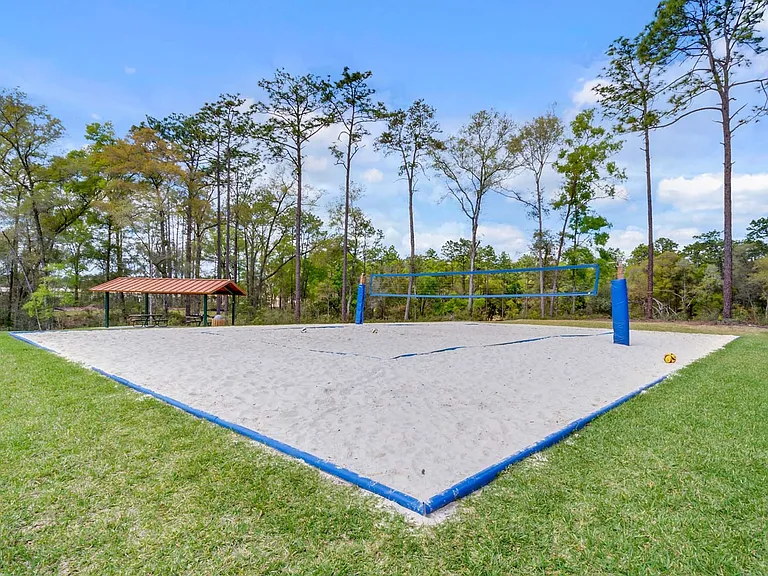 Volleyball court at main pool complex