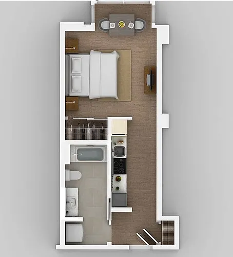 Floor plan Studio