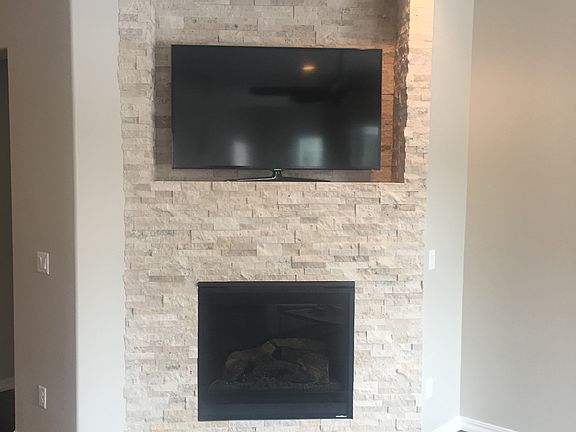 Stone Gas Fireplace