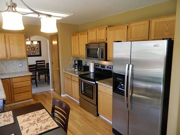 Kitchen with granite and
