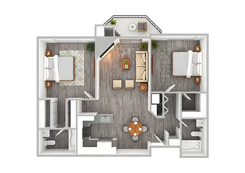 Floor plan Queen