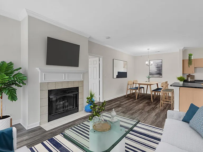 Living Room with Optional Fireplace