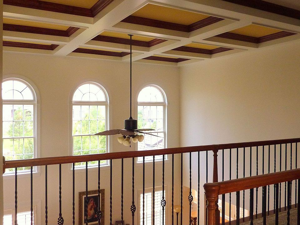 Coffered Ceiling in Great Room