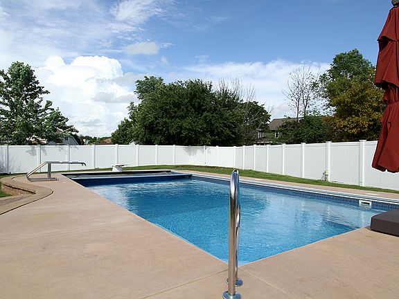 Saltwater, heated pool 
