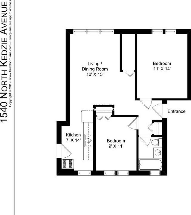 1st image of 1540 N Kedzie Ave APT 3M