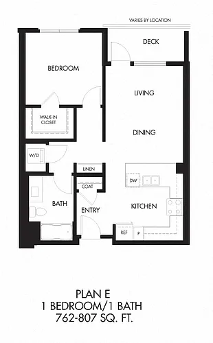Floor plan Plan E