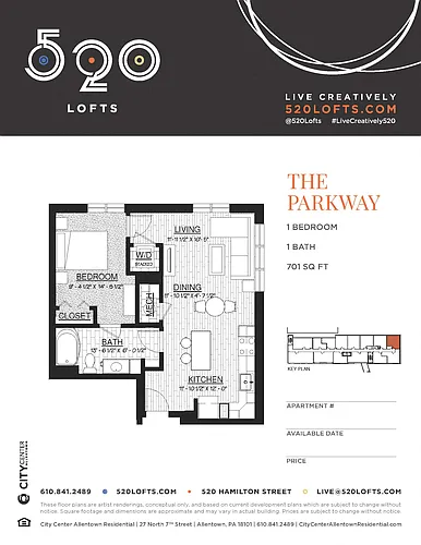 Floor plan The Parkway