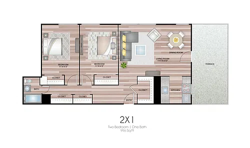 Floor plan The Brooklyn