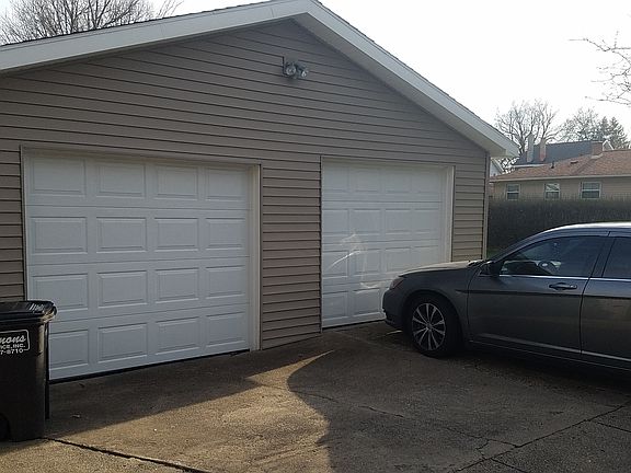 Detached two car garage