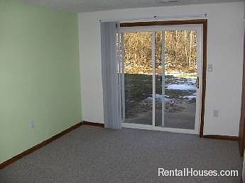Downstairs bedroom with a walk